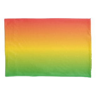 Funda De Cojín Rastafari rasta Red Gold y Green Faded