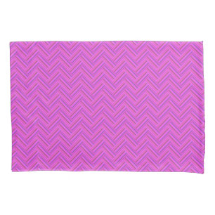 Funda De Cojín Rastreo rosa de doble trama