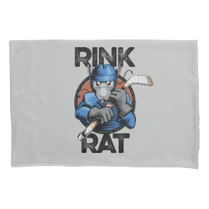 Funda De Cojín Rata de pista de hockey
