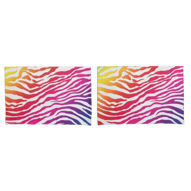Funda De Cojín Rayas arcoiris (Anverso - Set)