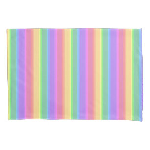 Funda De Cojín Rayas arcoiris pastorales