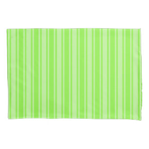 Funda De Cojín Rayas de caramelo verde limón