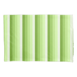 Funda De Cojín Rayas de sombra verde limón