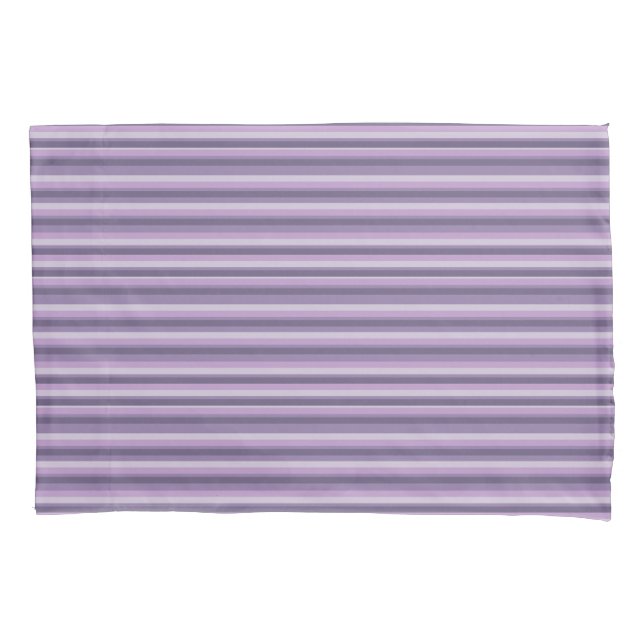 Funda De Cojín Rayas moradas (Anverso)
