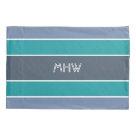 Funda De Cojín Rayas Patrón personalizado monograma almohadas