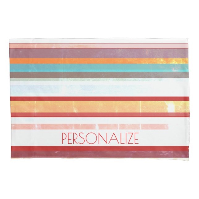 Funda De Cojín Rayas personalizadas (Anverso)