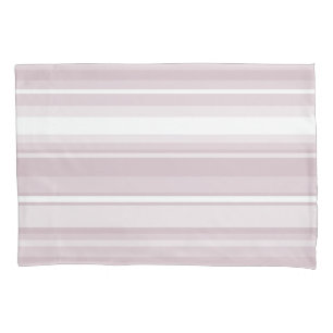 Funda De Cojín rayas rosadas de cuarzo Rosa