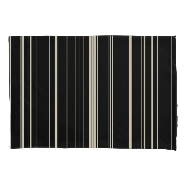 Funda De Cojín Rayas Vintage  (Anverso-izquierdo)