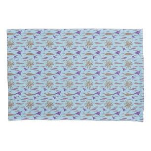Funda De Cojín Razas acuáticas y peces