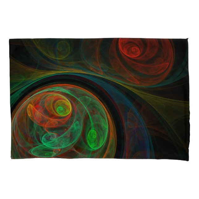 Funda De Cojín Reborn Green Abstract Art (Anverso)