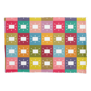 Funda De Cojín Rectángulos atómicos