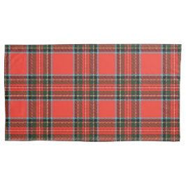 Funda De Cojín Red Black and White Plaid Pattern Style