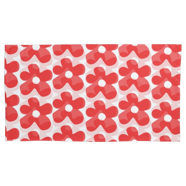 Funda De Cojín Red Flower pattern (Anverso-izquierdo)