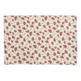 Funda De Cojín Red Mushroom Pattern - Retro Cottagecore Set of 2