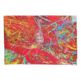 Funda De Cojín Redes de pesca coloridas