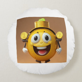 Funda de cojín redondo personalizada, agregando un