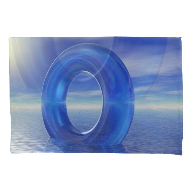 Funda De Cojín Reflexiones azules (Anverso-izquierdo)