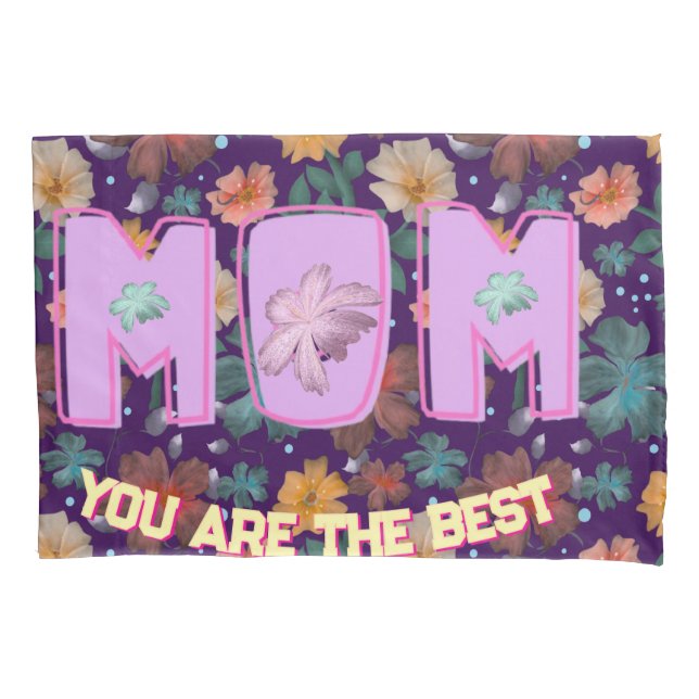Funda De Cojín Regalo personalizado del día de la madre lumbar (Anverso)