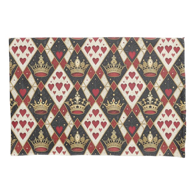 Funda De Cojín Reina de Corazones (Anverso)