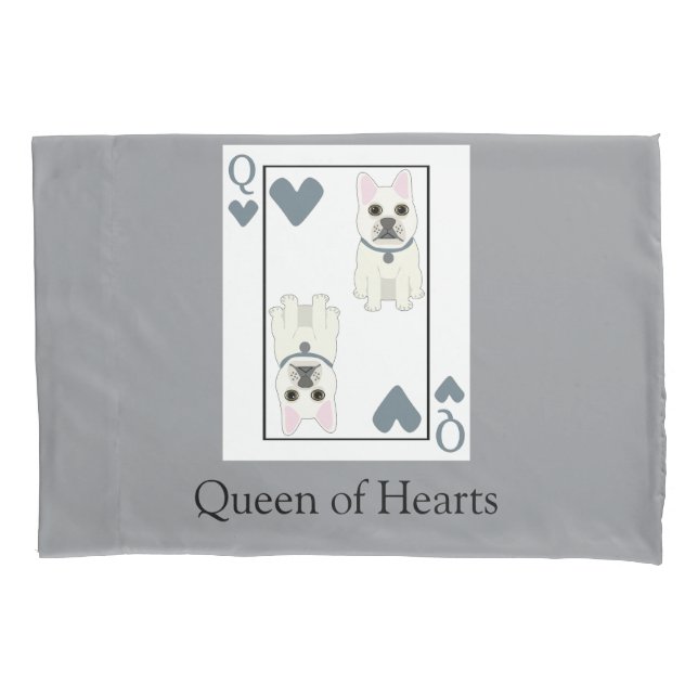 Funda De Cojín Reina de Corazones (Anverso)