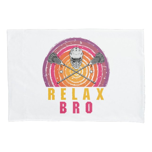 Funda De Cojín Relax Bro Lacrosse (Anverso)