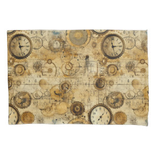 Funda De Cojín Reloj de vapor de grano rugoso (5)