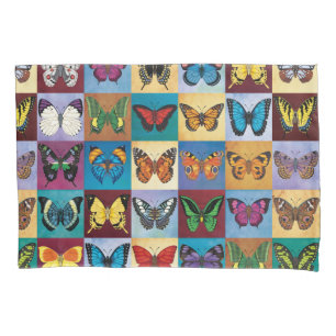 Funda De Cojín Remiendo de la mariposa