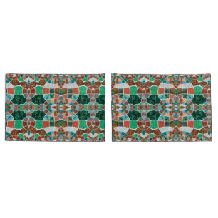 Funda De Cojín Repetition of images with slight fractal effect