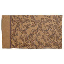 Funda De Cojín Resto y oro de la liga del renacimiento italiano