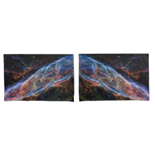 Funda De Cojín Restos de Supernova de la Nebulosa del Velo Telesc