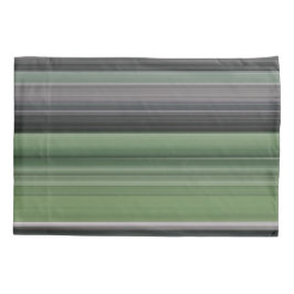 Funda De Cojín Resumen #1: Verde oliva y gris