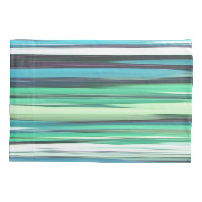 Funda De Cojín Resumen #2: Azul azul de Aqua (Reverso)
