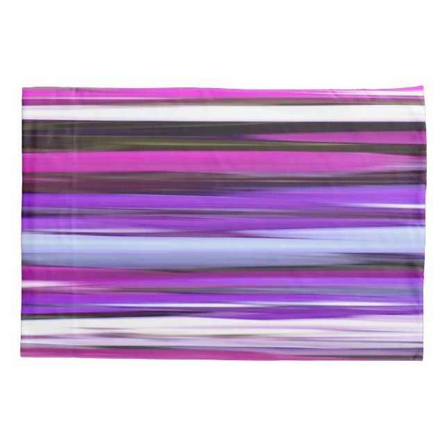 Funda De Cojín Resumen #2: Desenfoque morado (Reverso)