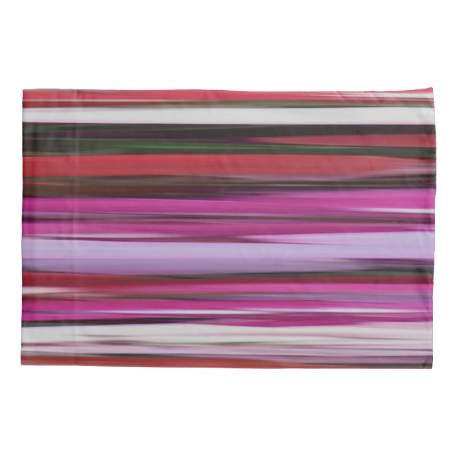 Funda De Cojín Resumen #2: Desenfoque rojo (Reverso)