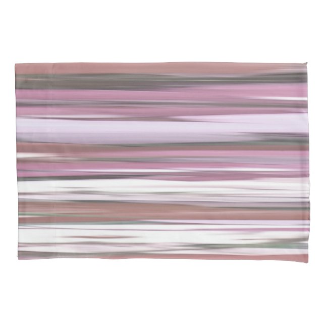 Funda De Cojín Resumen #2: Desenfoque rosa (Anverso)