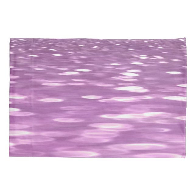 Funda De Cojín Resumen #3: Lilac Shimmer (Reverso)