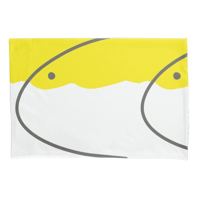 Funda De Cojín Resumen Arte Amarillo Gris Blanco Minimalismo (Anverso)