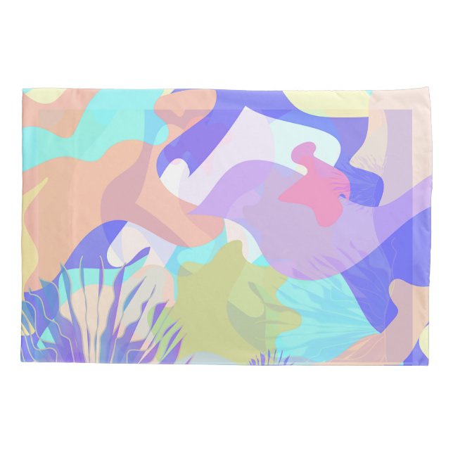 Funda De Cojín Resumen Arte Moderno Tapa estilo Duvet Única (Reverso)