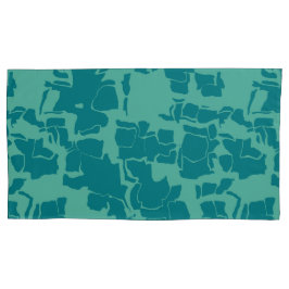 Funda De Cojín Resumen azul de Seabolt