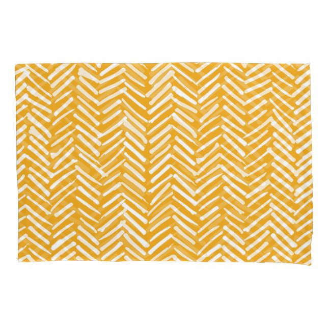 Funda De Cojín Resumen de líneas dibujadas a mano, textura hipste (Anverso)