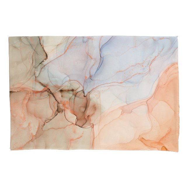 Funda De Cojín Resumen de lujo: Alcohol Ink Art (Anverso)