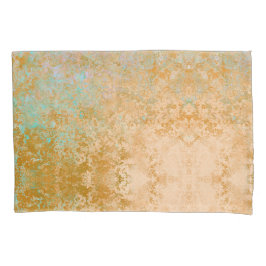 Funda De Cojín Resumen de tinta para alcohol de la patina azul do