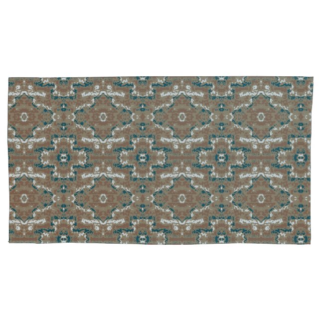 Funda De Cojín Resumen del Camuflaje de la Tierra Brown (Anverso-izquierdo)