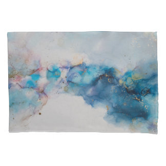 Funda De Cojín Resumen del fondo del arte de la tinta del alcohol