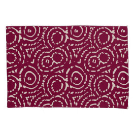 Funda De Cojín Resumen geométrico rosado vintage