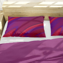 Resumen moderno Minimalista Red Purple Swirl