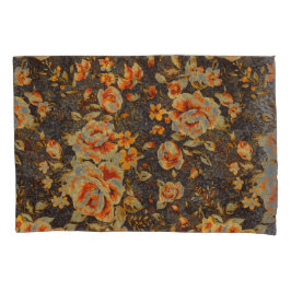 Funda De Cojín Resumen Textura de la línea del lápiz floral