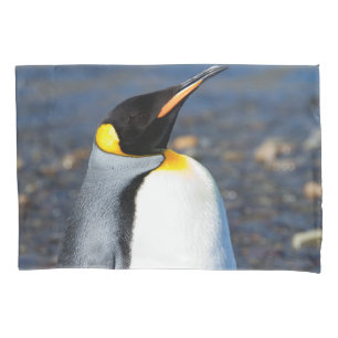 Funda De Cojín Retrato pingüino