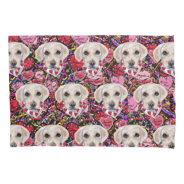 Funda De Cojín Retriever de Labrador (Anverso)