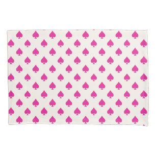 Funda De Cojín Retro As del patrón de espadas Fuchsia Moda BOHO r
